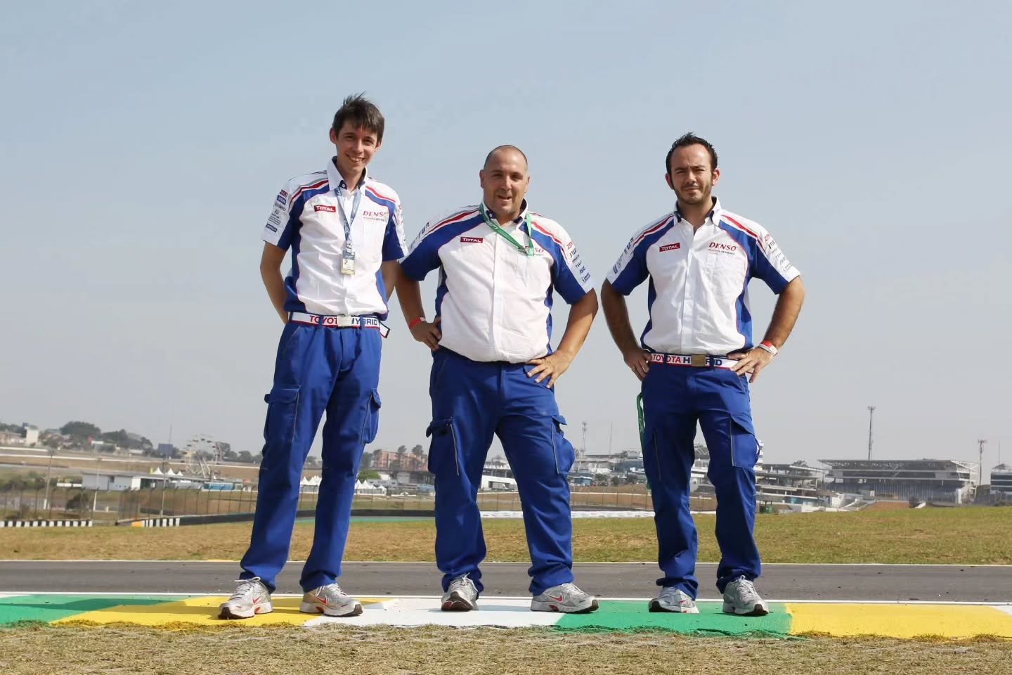 Jérôme Fougeray with the Marketing and Press team in São Paulo in 2012